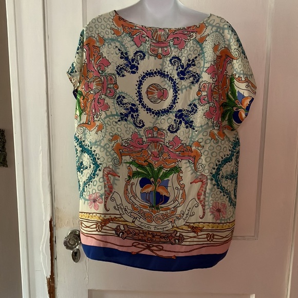 Collette Dinnigan Anthropologie silk blouse. Excellent used condition. - Picture 3 of 3